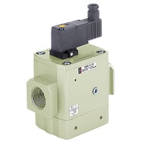 Válvula, comienzo suave, 1/4NPT, puerto del cuerpo