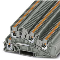 Nivel de la instalación del bloque de terminales Empujar-En el AWG de las conec: 26-12 Gray pinta Series