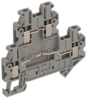 Serie gris de las conec UTTB 5-BE UTTB del tornillo 2 Feed-through del bloque de terminales