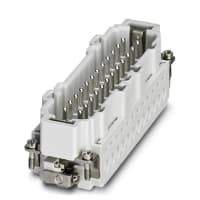 Relleno rectangular del enchufe, 24, B24, tornillo, varón, serie de HEAVYCON B24