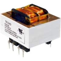 El transformador, clase 2/3, 8 fija, 12VA, 115/230V x 28VCT en 0.42A, 14V en 0.84A