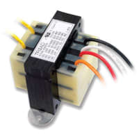 Transformador, clase 2, control, plomos, 120V, 50VA, 24Vo