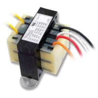 Transformador, clase 2, control, plomos, 240V, 50VA, 24Vo