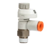 Apresure el control w/Scale, codo, metro hacia fuera, puerto8 de 1/ NPT, para el tubo4 1/