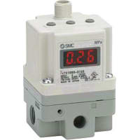 Regulador; Electro-Pneumatic; Vacío; 24VDC; 0-10VDC adentro; 1-5VDC hacia fuera; 1/4 puerto; G (PF) | SMC
