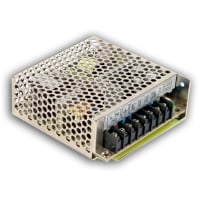 Power Supply, AC-DC, 5V@4A, 12V@2A, - 12V@0.5, 115-264VIn, Enclosed, Panel Mnt, RT Series