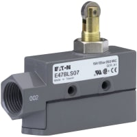 Interruptor de límite, actuador del émbolo del rodillo, precisión, Encl