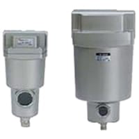 Separador micro de la niebla, 1 pulg. Tamaño portuario, hilo de rosca de NPT, aleación de aluminio, serie de AMD | SMC