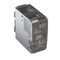 Fuente de alimentación, AC-DC, 24V, 10A, 85-264V adentro, incluido, montaje del carril del estruendo, 240W, serie de PS6R