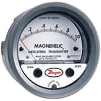 Galga de presión diferenciada, gama 0-2.0 " w.c., máximo. Presión 2 PSI, 605 serie