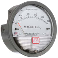 Galga de presión diferenciada, pulgada del agua, el 1in, +-2% exactitud, serie de 2000