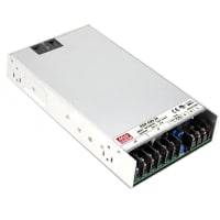 Fuente de alimentación, AC-DC, 24V, 21A, 100-264V adentro, incluido, montaje del panel, PFC, serie RSP-500