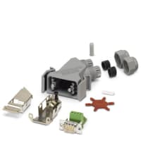 STR negro del ENCHUFE 9POS del conectador DSUB del terminal