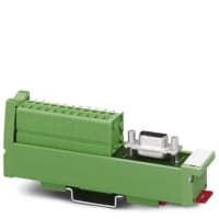 D-sub Interface Module DIN Rail Mount Female 15 Pole 125V ac/dc 2.5A 147m m
