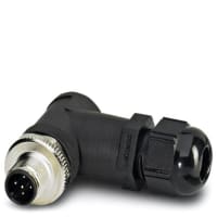 Serie de SACC, enchufe de las conec del montaje del cable del angulo recto de 5 postes, 20.2m m tamaño, contactos del varón
