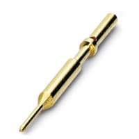 Prense el contacto, dado vuelta, diámetro 0.6m m, gama 0.06mm2-0.25mm2 del contacto de la encrespadura