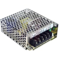 Fuente de alimentación, AC-DC, 5V, 7A, 88-264V adentro, incluido, montaje del panel, encajado, 35W, serie de RS