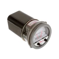 La galga de presión/el interruptor, 0 a 15 en W.C., 1/8 " el puerto de NPT, 4 " marca la cara, DPDT, término del tornillo