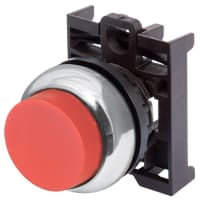 Actuador del botón, 22m m, botón extendido, rojo, momentáneo, serie del RMQ-Titán
