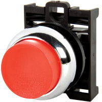 Actuador del botón, 22.5m m, extendido, iluminados, rojo, mantenido, serie del RMQ-Titán