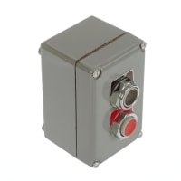 Estación de control, montada, operador, 2 botones, serie de la armonía