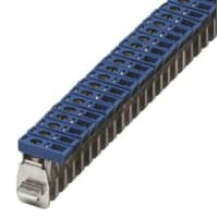 El término del carril del estruendo de St&ard, BU 16 SER, 300V, 76A, tornillo de AKG abajo llama, azul, solo nivel