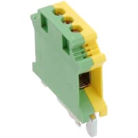 Conecte a tierra la terminación modular del tornillo de la serie 2.5to25mmsq 76A del negro UISLKG de Trm abajo