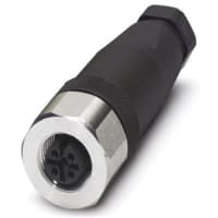 La hembra del zócalo 4 de las conec de poste de la serie de SACC entra en contacto con el tornillo en el acoplamiento de IP65 IP67 IP69K