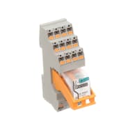 El módulo de relais, 4PDT, 250VAC, 250VDC/24VDC, 6A, RIFLINE TERMINA series del RELAIS