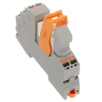 El módulo de relais, DPDT, 250VAC, 250VDC/24VAC, 8A, RIFLINE TERMINA series del RELAIS