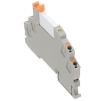 Relais de Cntct del Au/módulo de múltiples capas de la base/del eyector, 1 NINGÚN Cntct, RIF-0,24VDC adentro, Empujar-En