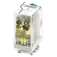 Accione el relais, 4PDT, 230VAC/250VAC, 250VDC, 6A, RIFLINE TERMINAN series del RELAIS