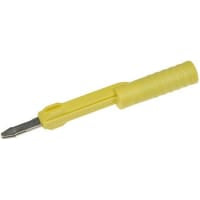 Adaptador, más safetytest, 4m m, amarillos