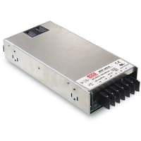 Fuente de alimentación, AC-DC, 24V@18.8A, 5V@0.3A, 100-264V adentro, incluido, médico, PFC, serie de MSP