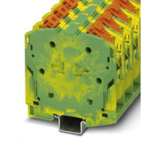 ENERGÍA de tierra 232A 1000V de la pinta del bloque del término 4-4 el AWG0 Grn/Ylw de / escoge Lvl Empujar-En las conec