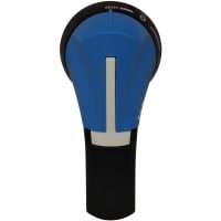 Manija rotatoria; S02; Serie de C/FD; Azul/negro; Nema 4/4X; IP65; Profundidad de Vari