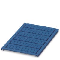 Marcador para los bloques de terminales; Azul; Sin etiqueta; BU DE UCT-TM 6