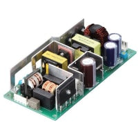 Fuente de alimentación; AC-DC; 24V@6.3A; 90-264VIn; Abra el marco; PFC; 100W; 2X enarbolan hacia fuera; Serie de LFP
