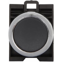 Actuador del botón, 22m m, botón rasante, negro, mantenido, serie del RMQ-Titán