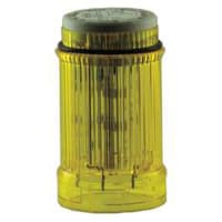El amarillo condujo el faro, efecto ligero que destellaba, base de 43m m, 24 VAC/DC, serie SL4
