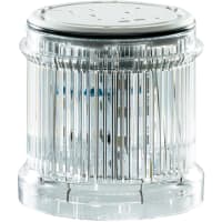Stacklight, Multi-Estroboscópico, blanco, alta perforación condujo, 24V, 70m m, serie SL7