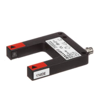 Sensor bifurcado, fotoeléctrico, M8, 30m m, 34m m, rojo, PNP, LO/DO, serie de BGL