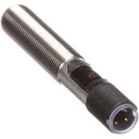 Sensor, capacitivo, M12 a ras, Stn. Stl., 4m m, PNP, NO, conectador M12