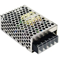 Fuente de alimentación, AC-DC, 48V, 0.57A, 88-264V adentro, incluido, Pnl Mnt, encajado, 27W, serie de RS