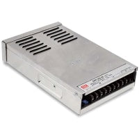 Fuente de alimentación, AC-DC, 24V, 14.6A, 200-264V adentro, incluido, panel Mnt, 350W, serie ERP-350