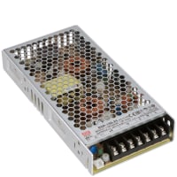 Fuente de alimentación, AC-DC, 24V, 6.3A, 100-264V adentro, incluido, carril del estruendo, PFC, serie RSP-150