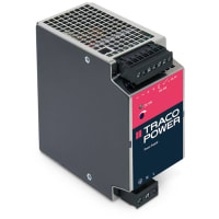 Power Supply, AC-DC, 12V, 12A, 85-132/187-264V adentro, Enclosed, DIN Rail, 144W, TSP Series