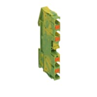 Modular de tierra del bloque de terminales Empujar-En series de la pinta 6-QUATTRO-PE pinta