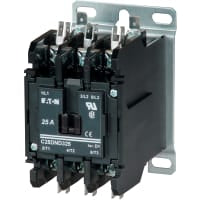 Contactor, bobina abierta del término 120Vac del DP N-R 2P 30Ascr/Pp W/Qc