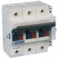 Desenganche eléctrico del interruptor del fusible de cartucho de 50A 14 x 51m m